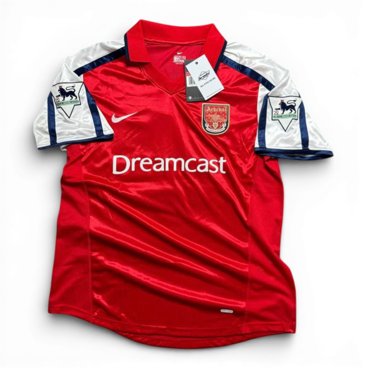 Arsenal home jersey. Season 99/00. Dennis Bergkamp