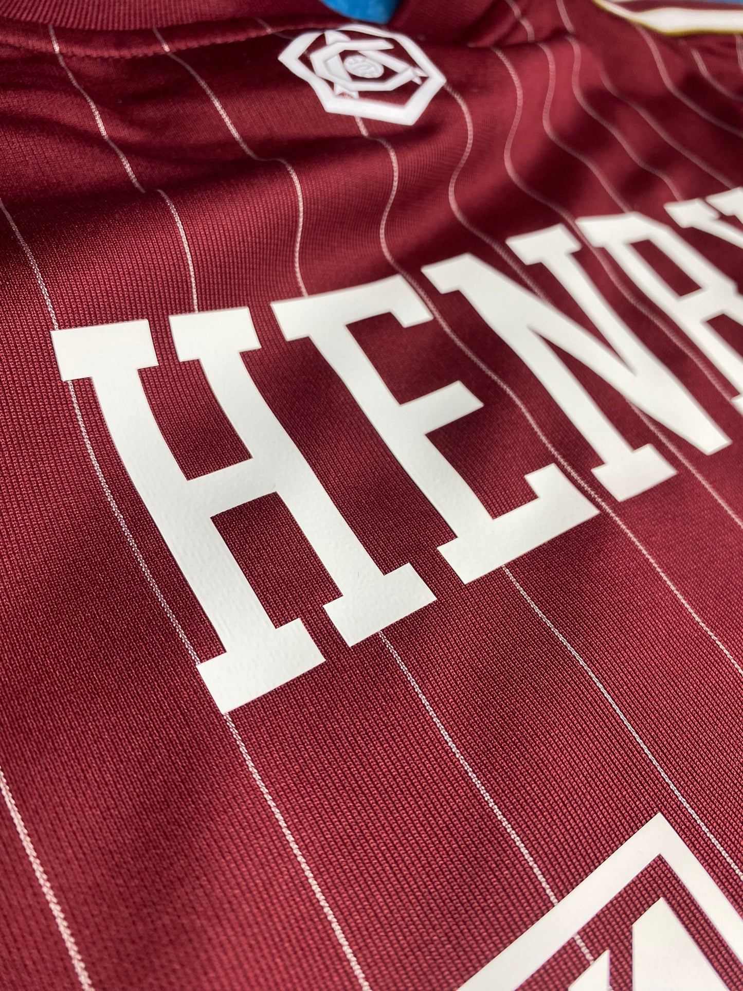 Custom Arsenal Adidas Terrace Icons Thierry Henry T-shirt