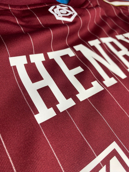 Custom Arsenal Adidas Terrace Icons Thierry Henry T-shirt