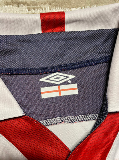 England's home jersey for EURO 2004. Steven Gerrard.