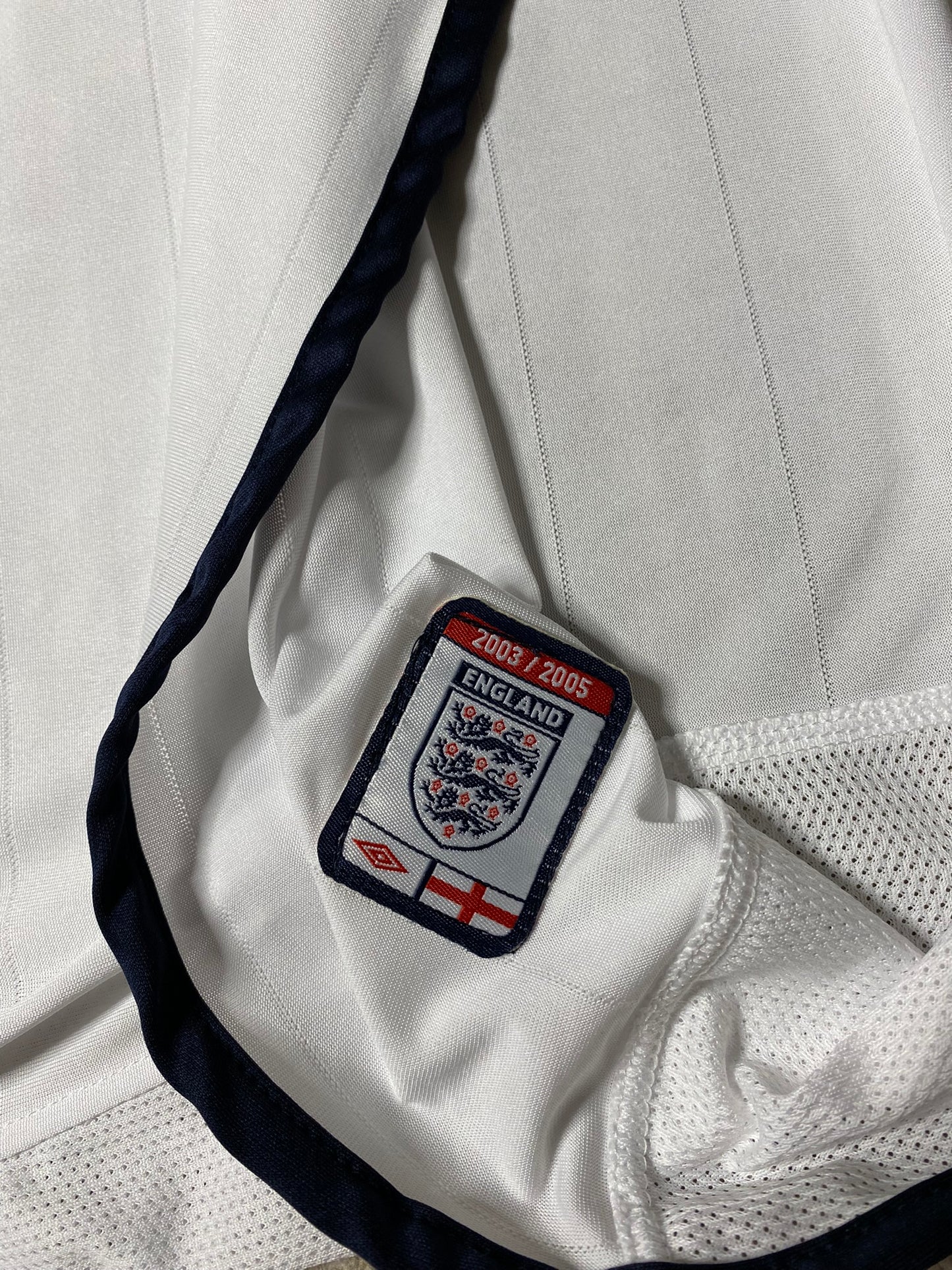 England's home jersey for EURO 2004. Steven Gerrard.