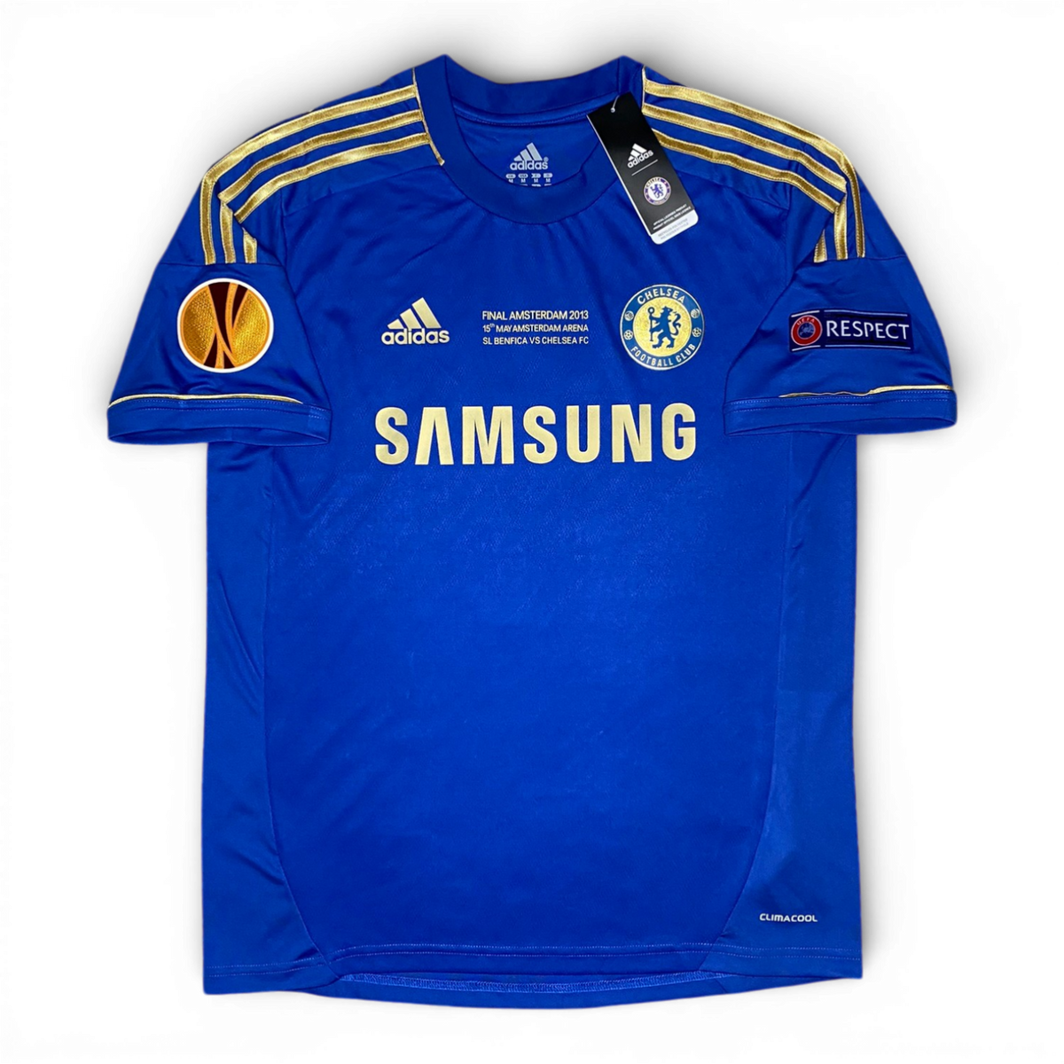 Chelsea home jersey for the 2013 Europa League final. Eden Hazard.