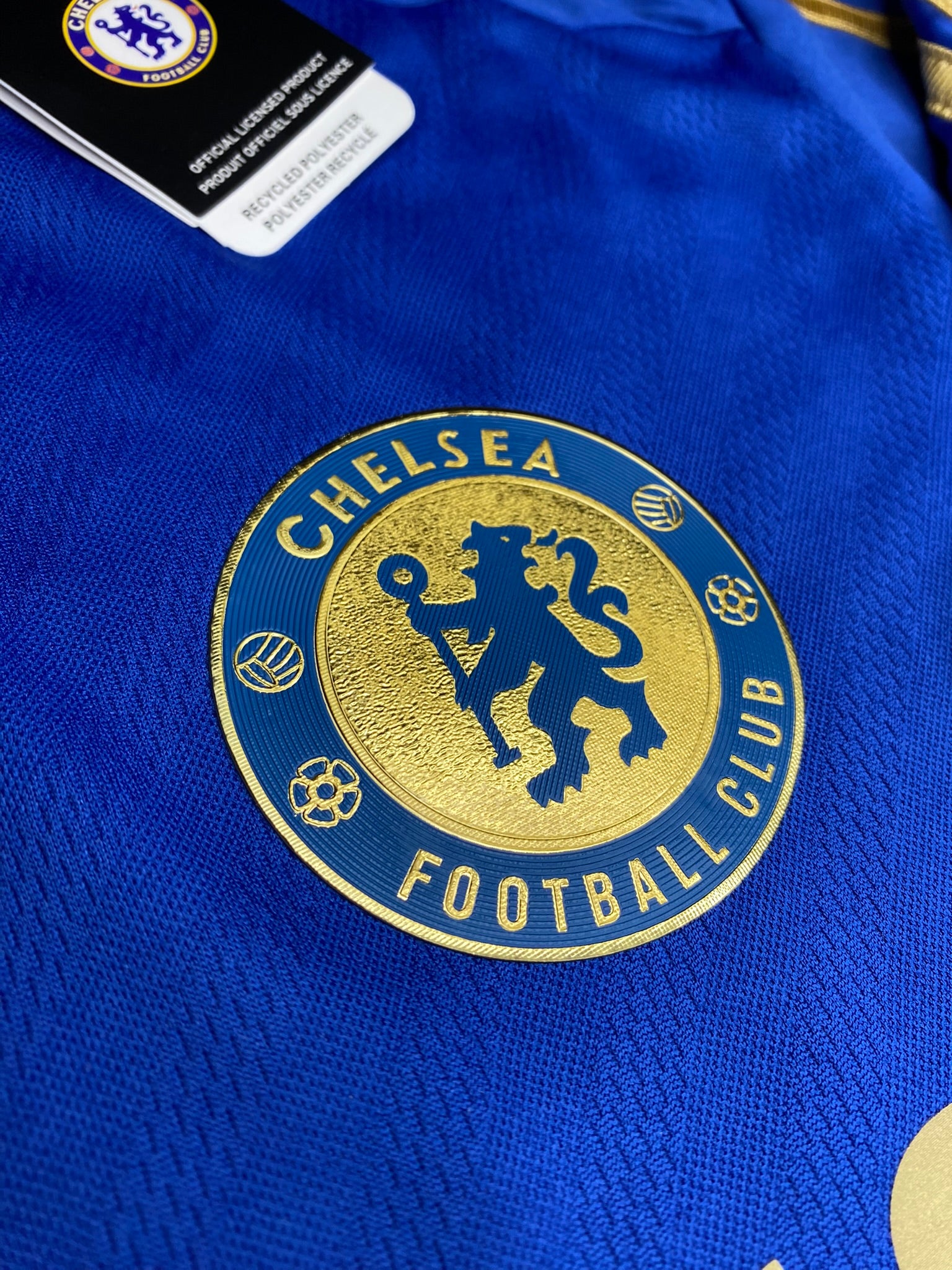 Chelsea home jersey for the 2013 Europa League final. Eden Hazard.