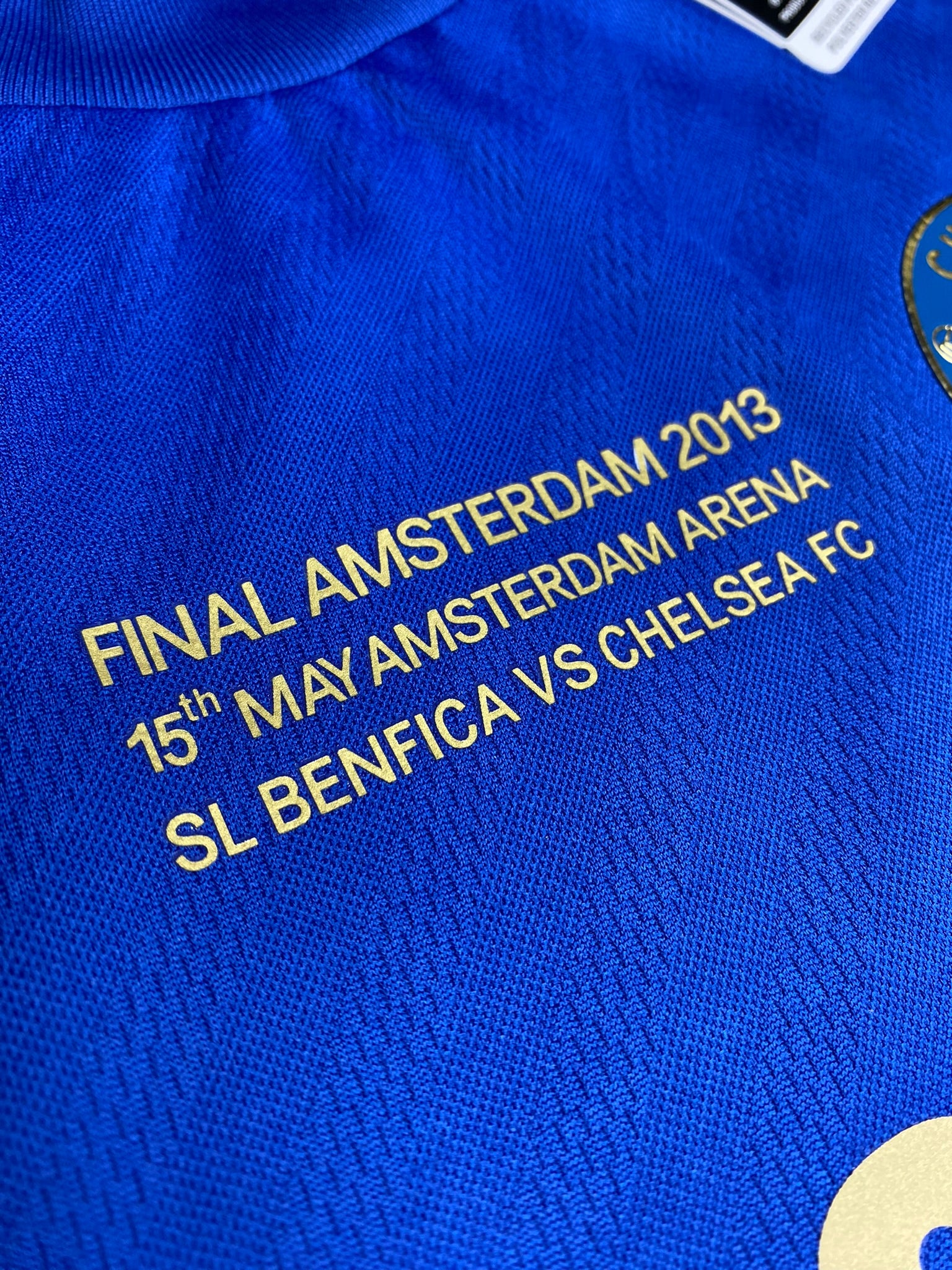 Chelsea home jersey for the 2013 Europa League final. Eden Hazard.