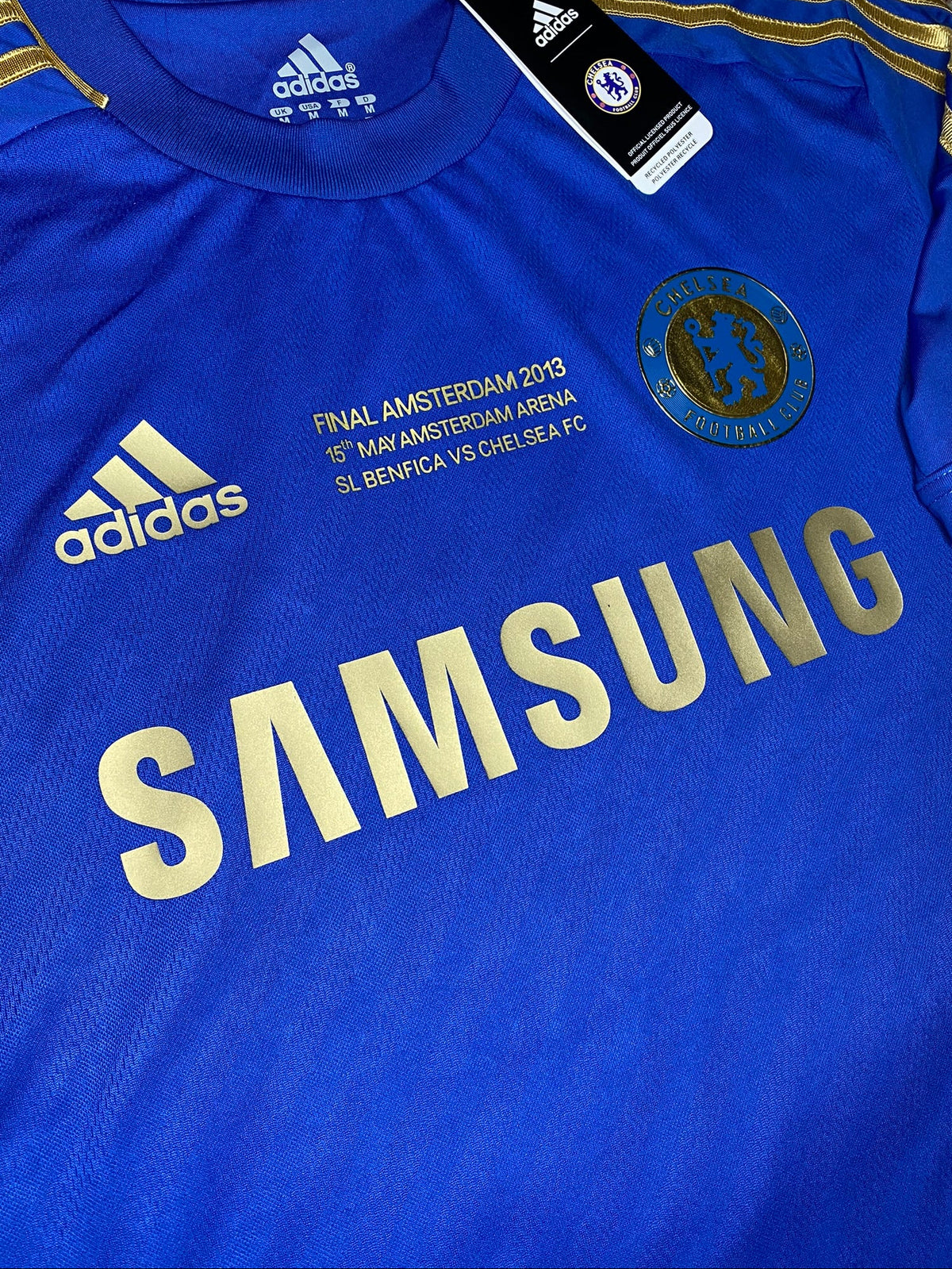 Chelsea home jersey for the 2013 Europa League final. Eden Hazard.