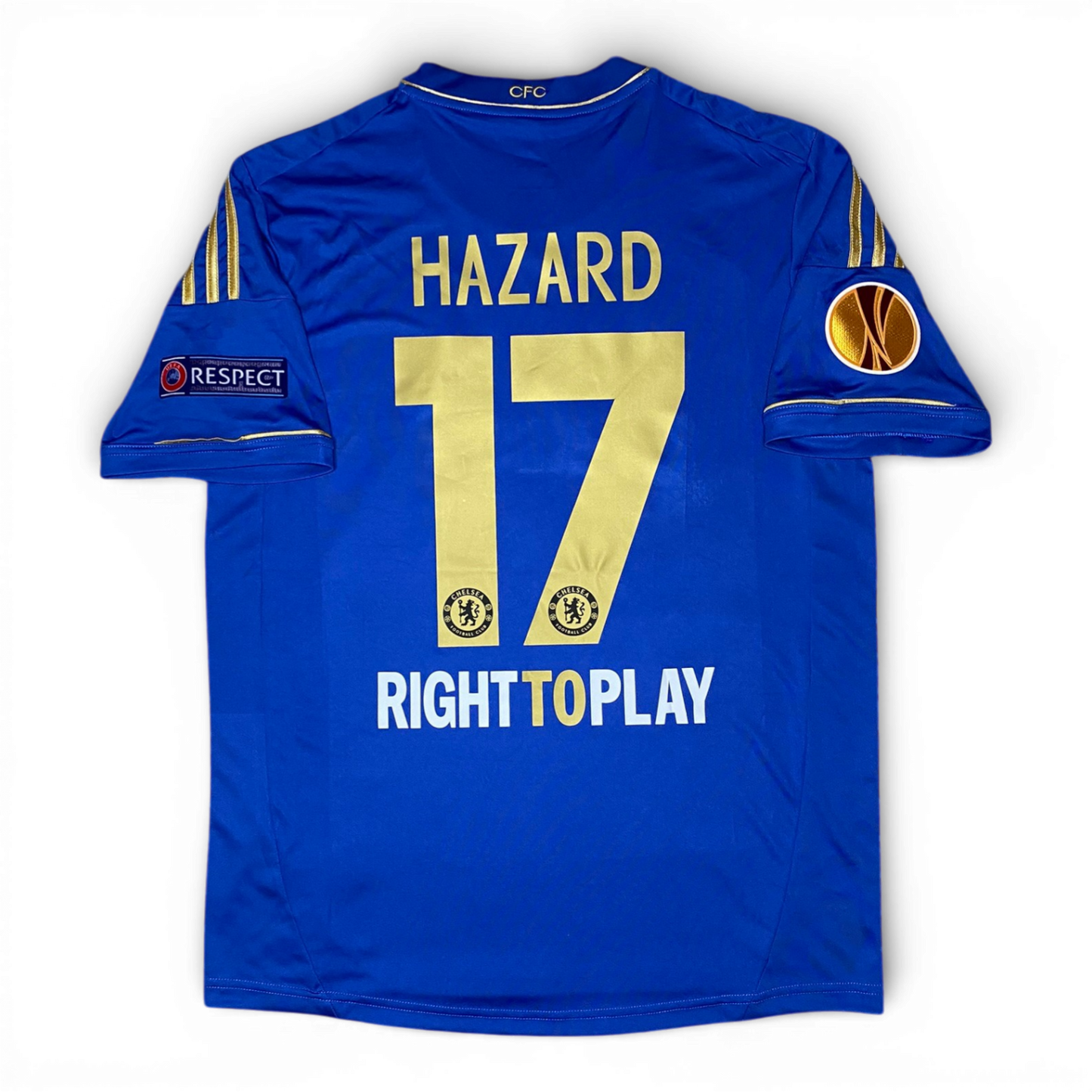 Chelsea home jersey for the 2013 Europa League final. Eden Hazard.