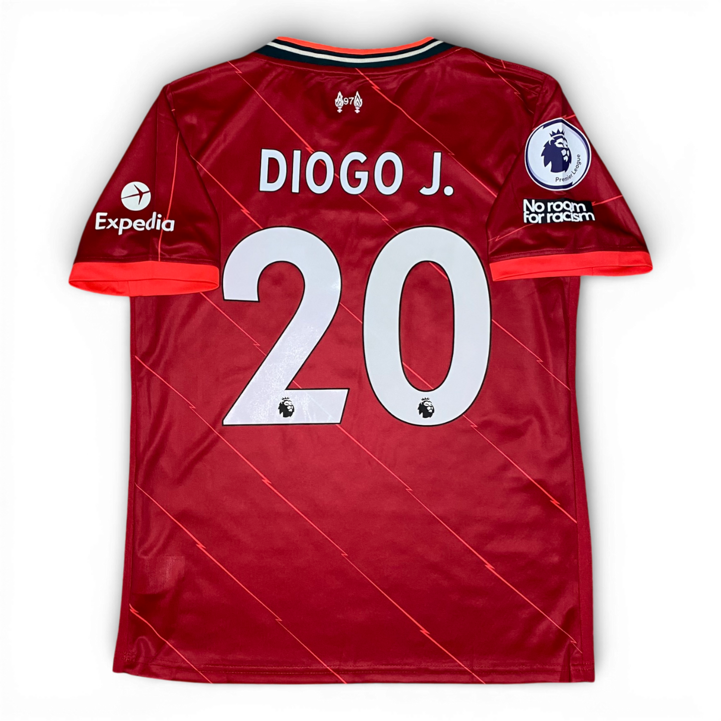 Liverpool home jersey. Season 21/22. Diogo Jota.