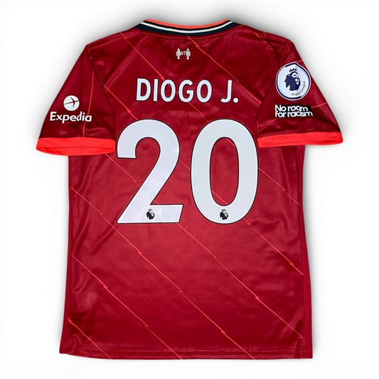 Liverpool home jersey. Season 21/22. Diogo Jota.