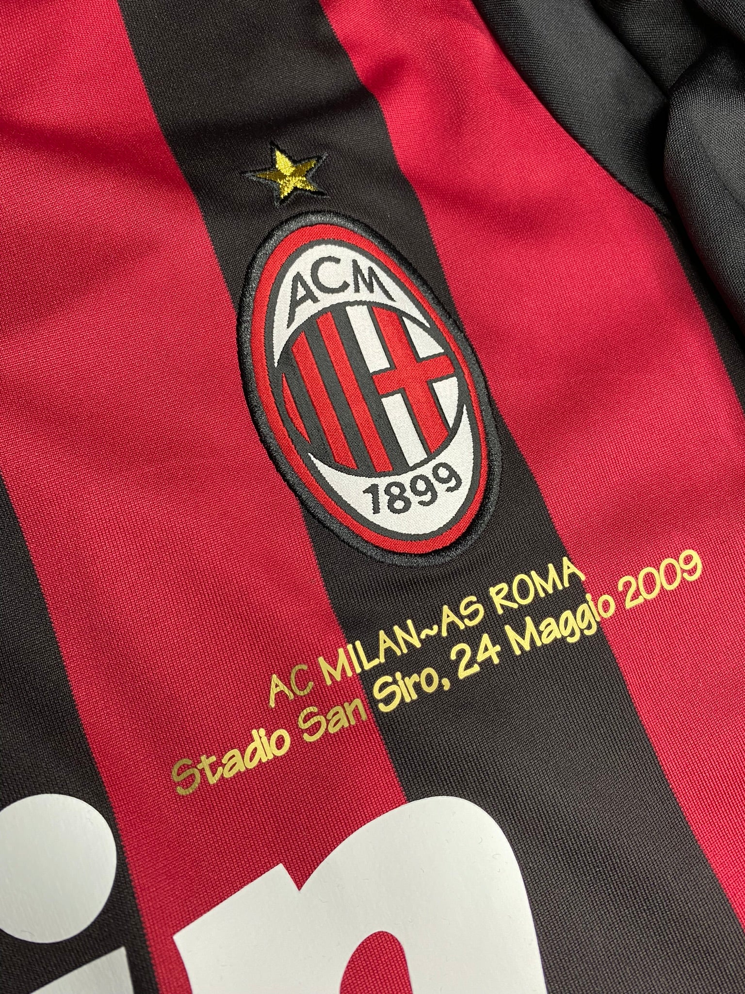 AC Milan home jersey for Paolo Maldini's farewell match. Season 09/10.