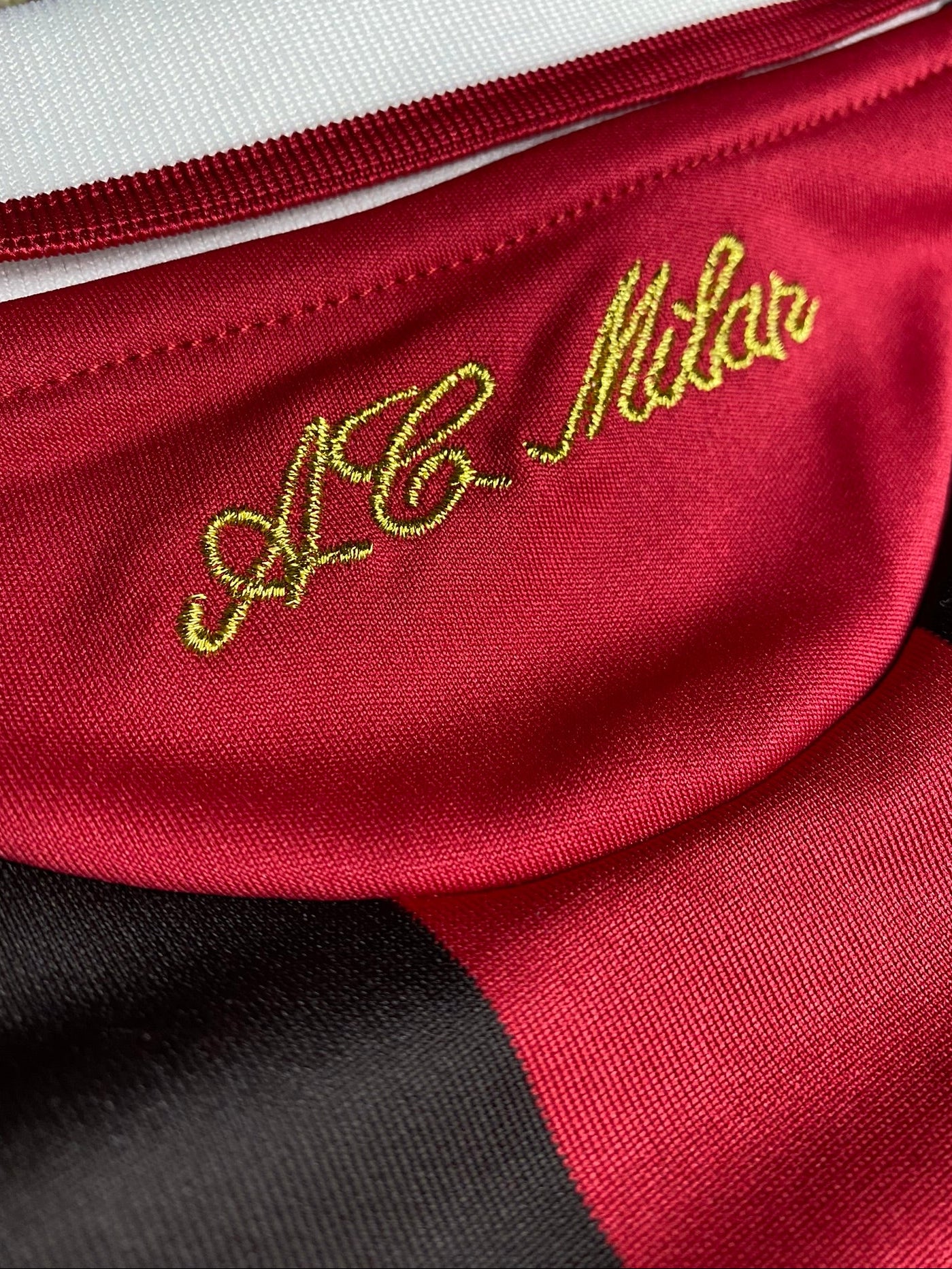 AC Milan home jersey for Paolo Maldini's farewell match. Season 09/10.