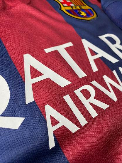 Barcelona home jersey. Season 14/15. Neymar da Silva Santos Junior.