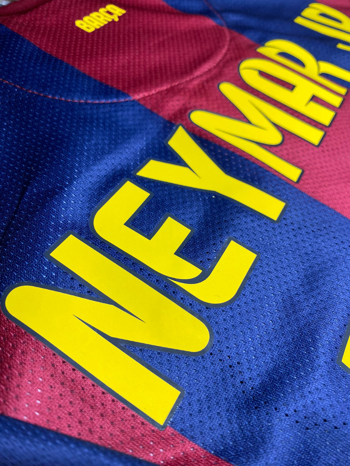 Barcelona home jersey. Season 14/15. Neymar da Silva Santos Junior.