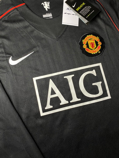 Manchester United longsleeve away jersey. Season 07/08. Wayne Rooney.