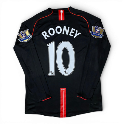 Manchester United longsleeve away jersey. Season 07/08. Wayne Rooney.