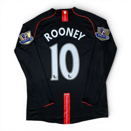 Manchester United longsleeve away jersey. Season 07/08. Wayne Rooney.