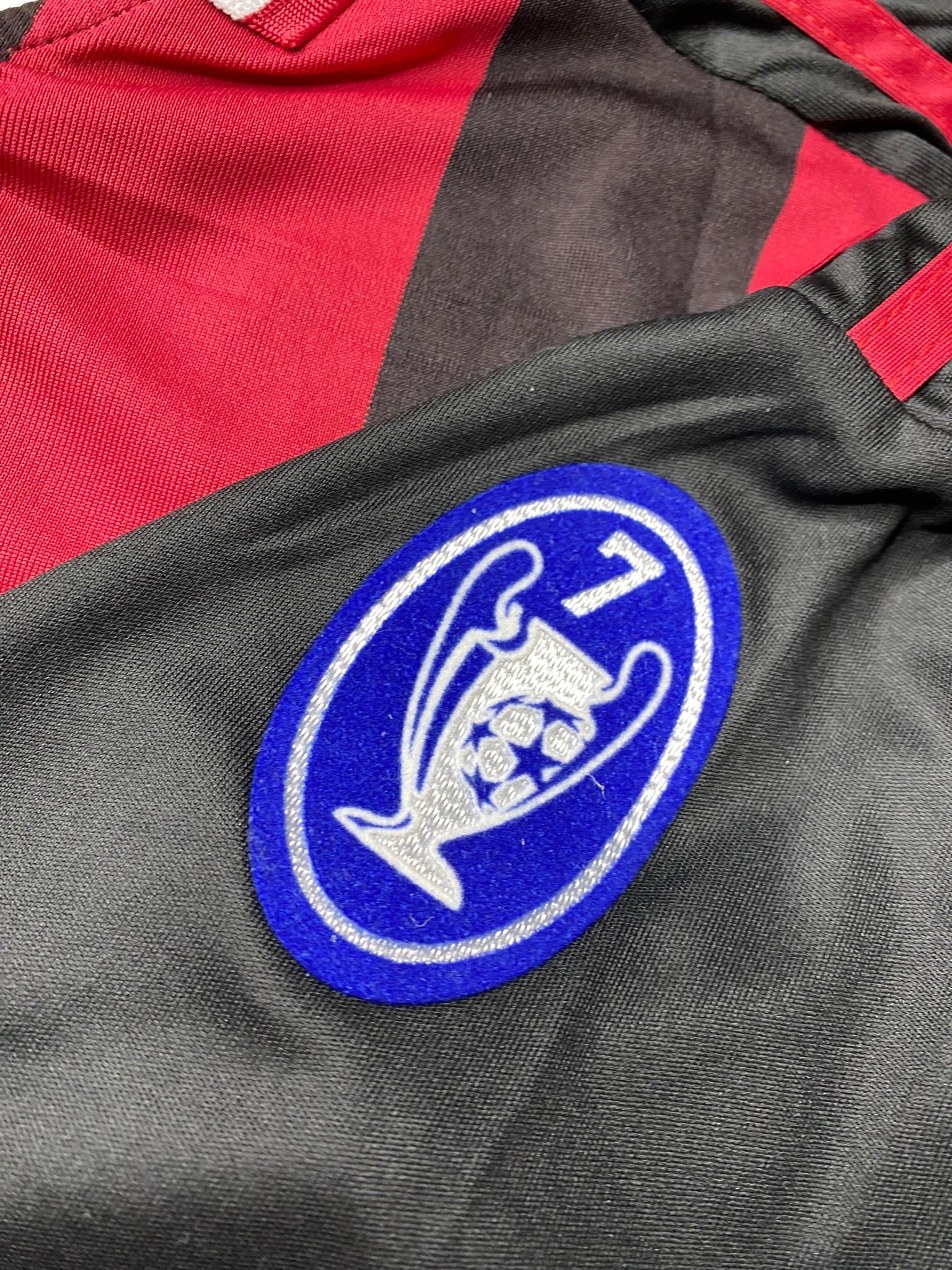 AC Milan home jersey for Paolo Maldini's farewell match. Season 09/10. Ronaldinho Gaucho.