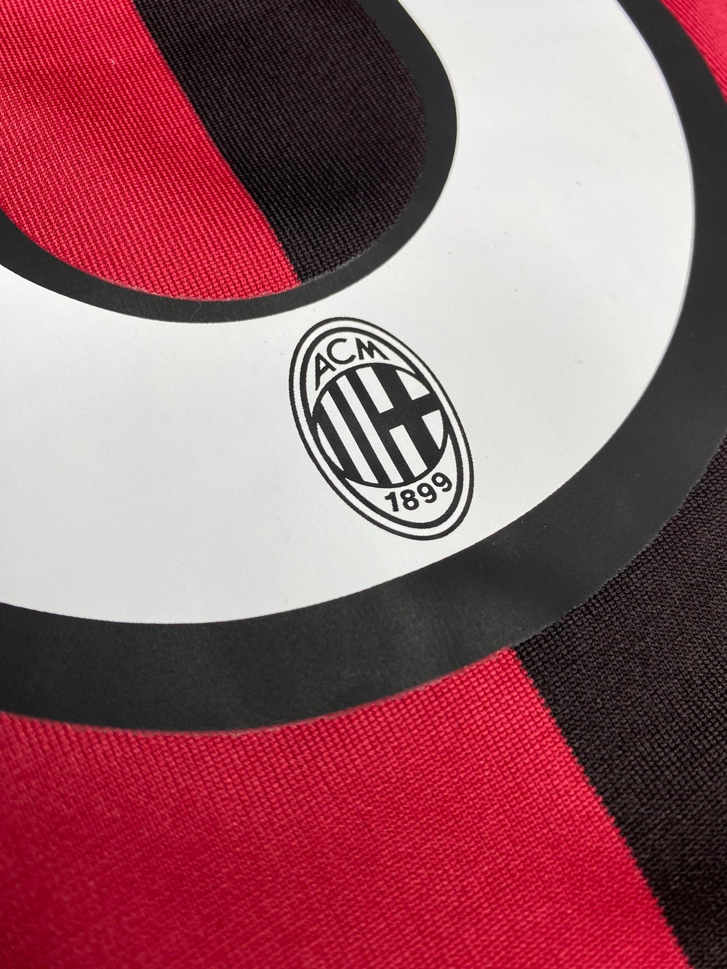 AC Milan home jersey for Paolo Maldini's farewell match. Season 09/10. Ronaldinho Gaucho.