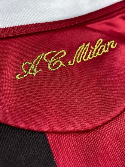 AC Milan home jersey for Paolo Maldini's farewell match. Season 09/10. Ronaldinho Gaucho.