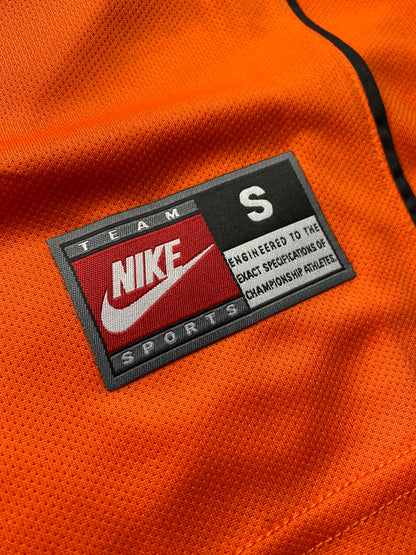 The Netherlands' home jersey for the 1998 World Cup. Patrick Kluivert