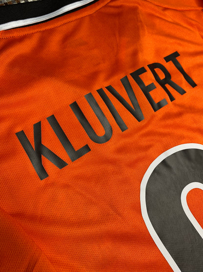 The Netherlands' home jersey for the 1998 World Cup. Patrick Kluivert