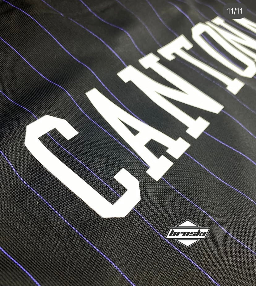 Custom Manchester United Adidas Terrace Icons Eric Cantona T-shirt
