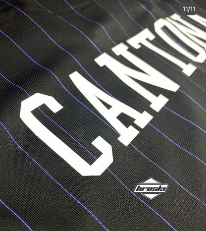 Custom Manchester United Adidas Terrace Icons Eric Cantona T-shirt