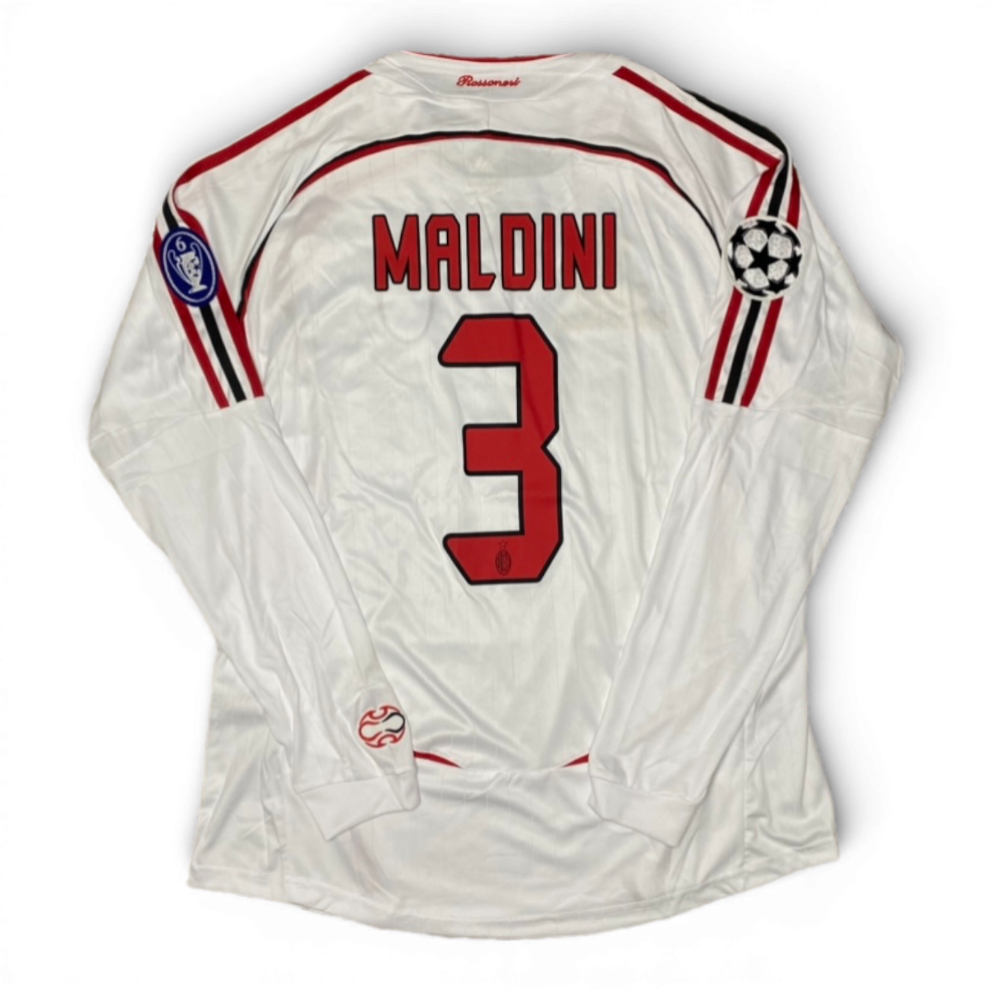 AC Milan's away jersey for the 2007 Champions League Final. Paolo Maldini.