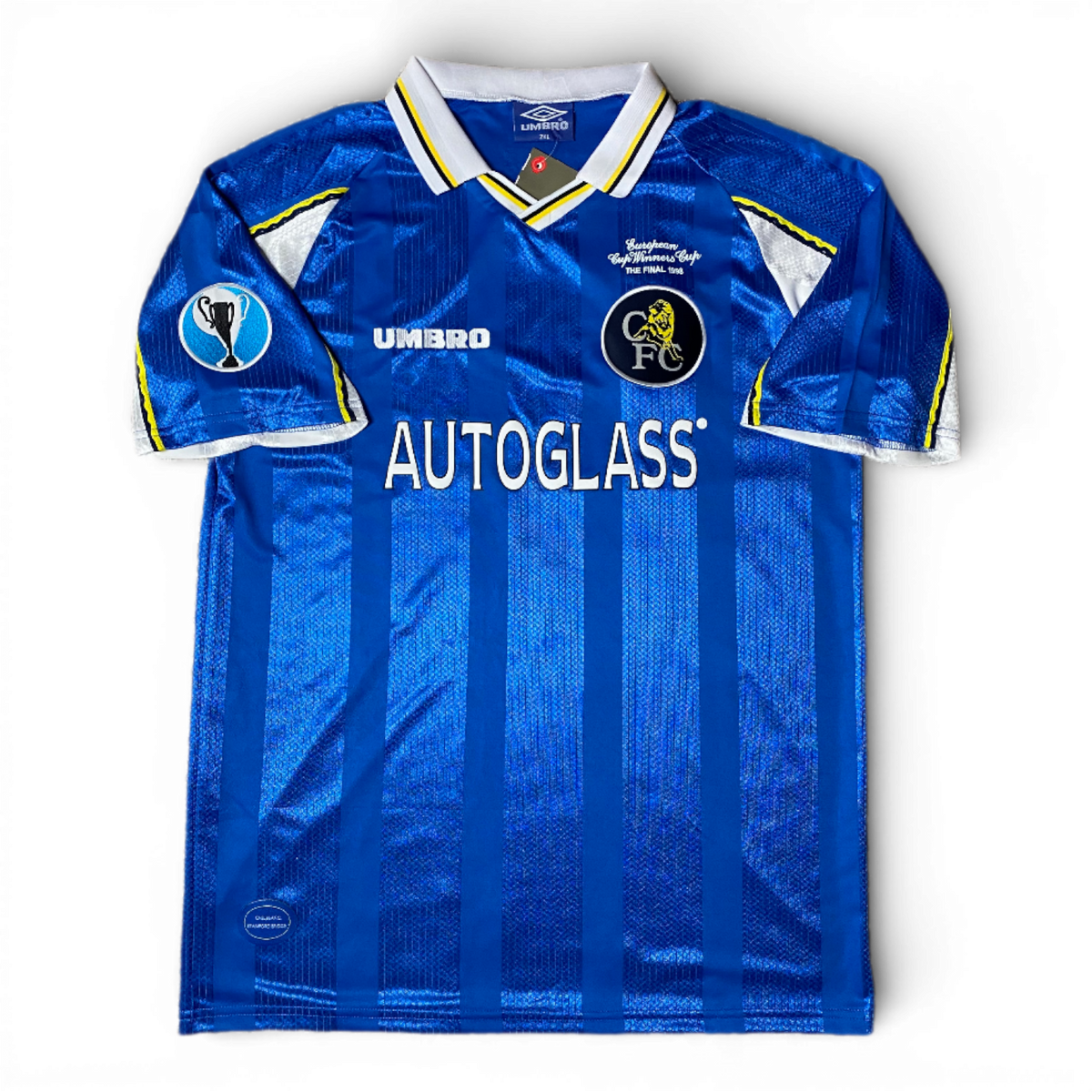 Chelsea home ECWC final jersey. Season 97/98. Gianfranco Zola.