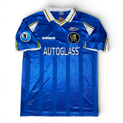 Chelsea home ECWC final jersey. Season 97/98. Gianfranco Zola.