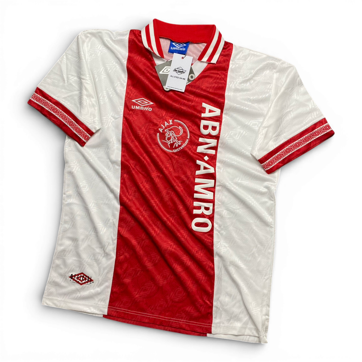 Ajax home jersey. Season 94/95. Tijani Babangida.