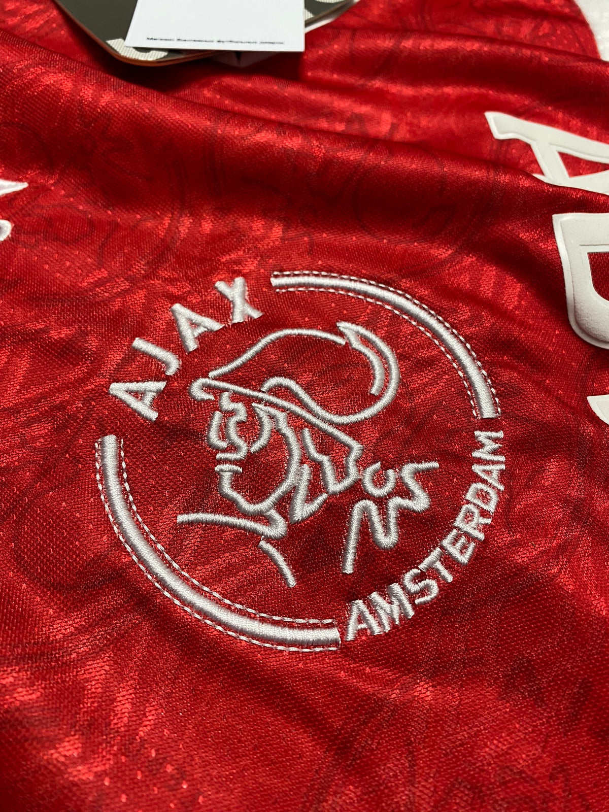 Ajax home jersey. Season 94/95. Tijani Babangida.