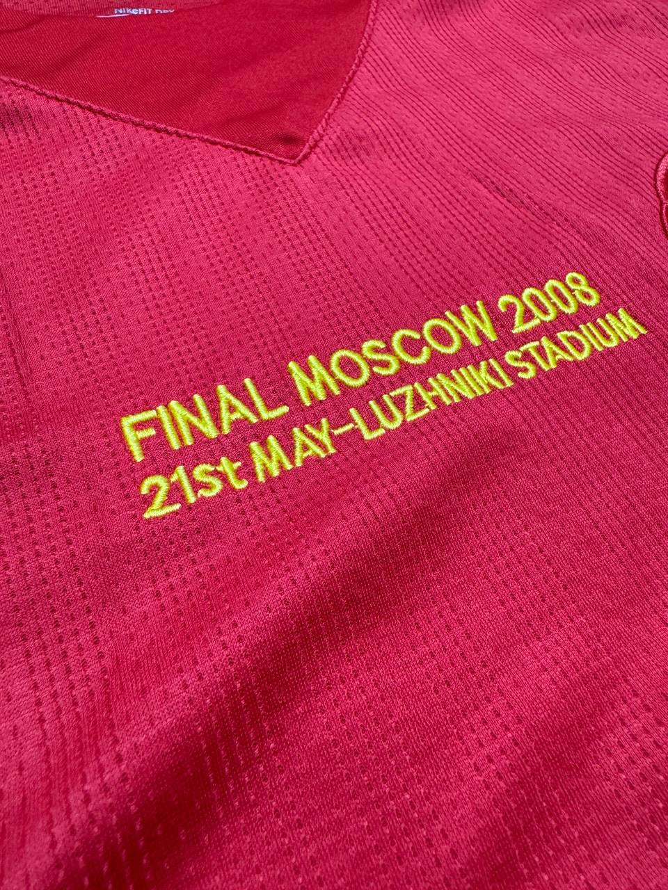 Manchester United's home jersey for the 2008 Champions League Final. Cristiano Ronaldo.