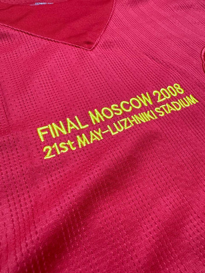 Manchester United's home jersey for the 2008 Champions League Final. Cristiano Ronaldo.
