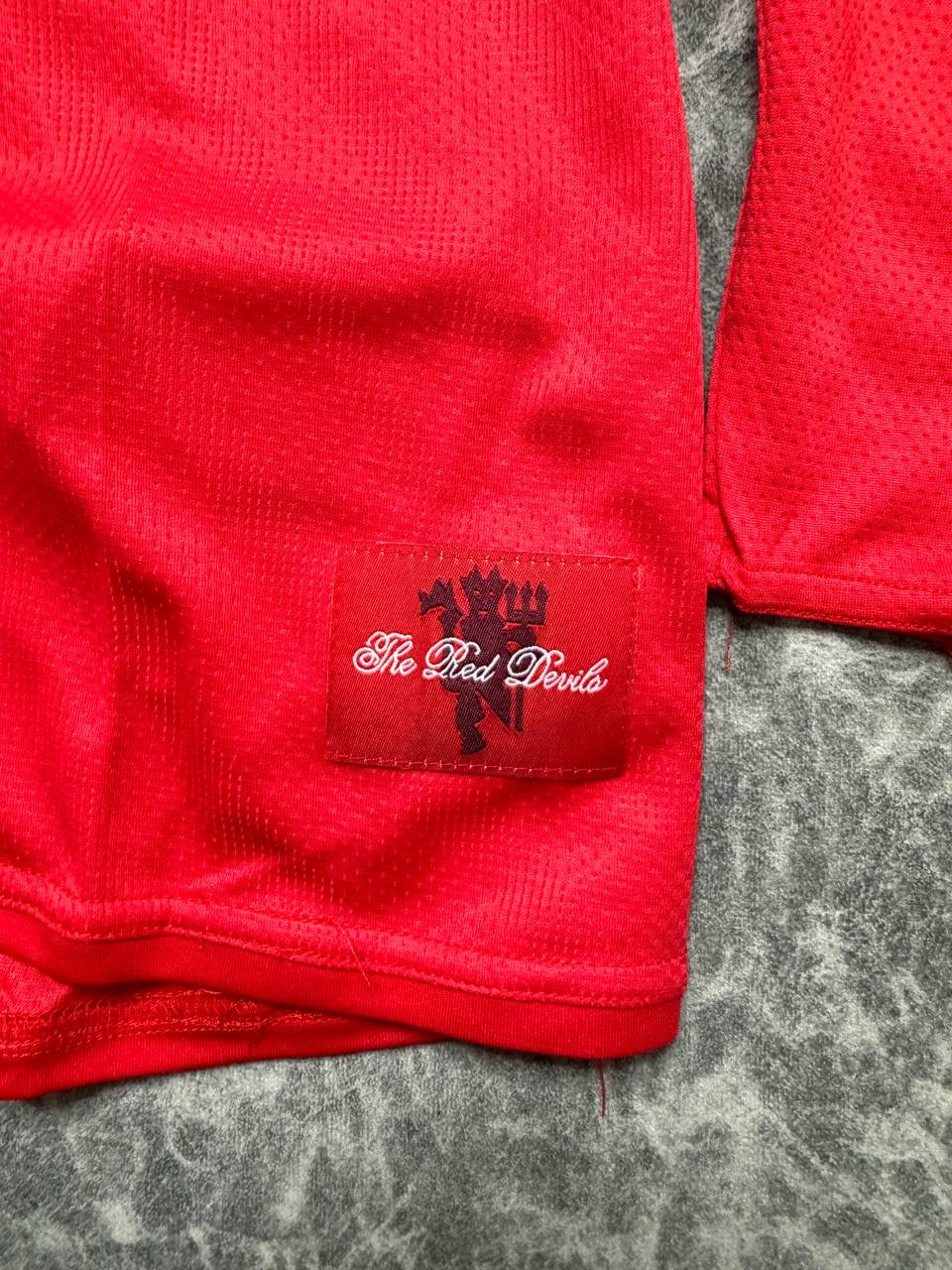 Manchester United's home jersey for the 2008 Champions League Final. Cristiano Ronaldo.