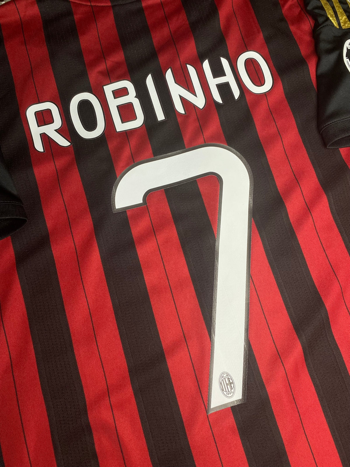 AC Milan home jersey. Season 13/14. "Robinho" Robson de Souza.