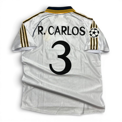 Real Madrid home jersey. Season 98/99. Roberto Carlos.