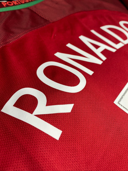 Portugal's home jersey for the 2016 UEFA EURO final. Cristiano Ronaldo.