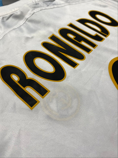 Real Madrid home jersey. Season 03/04. Ronaldo Luís Nazário de Lima