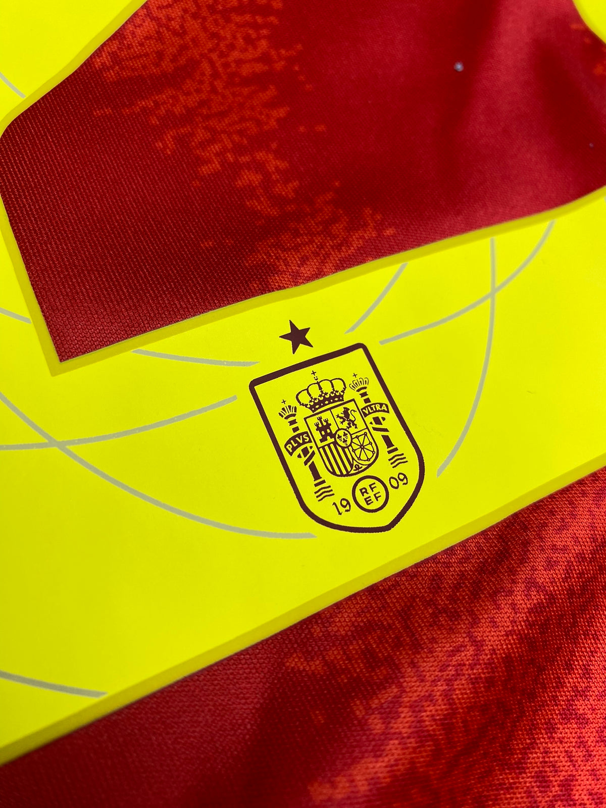 Spain's 2025 home jersey. Pedri Gonzalez Lopez