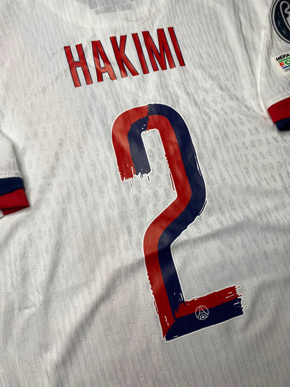Paris Saint-Germain away jersey. Season 25/26. Achraf Hakimi