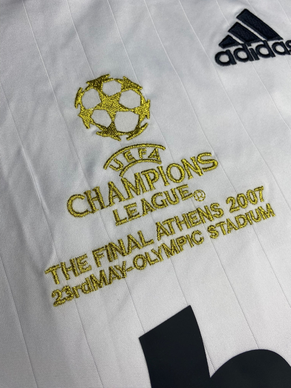 AC Milan's away jersey for the 2007 Champions League Final. Paolo Maldini.