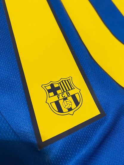 Barcelona's longsleeve home jersey for the 2006 Champions League Final. Ronaldinho Gaucho.