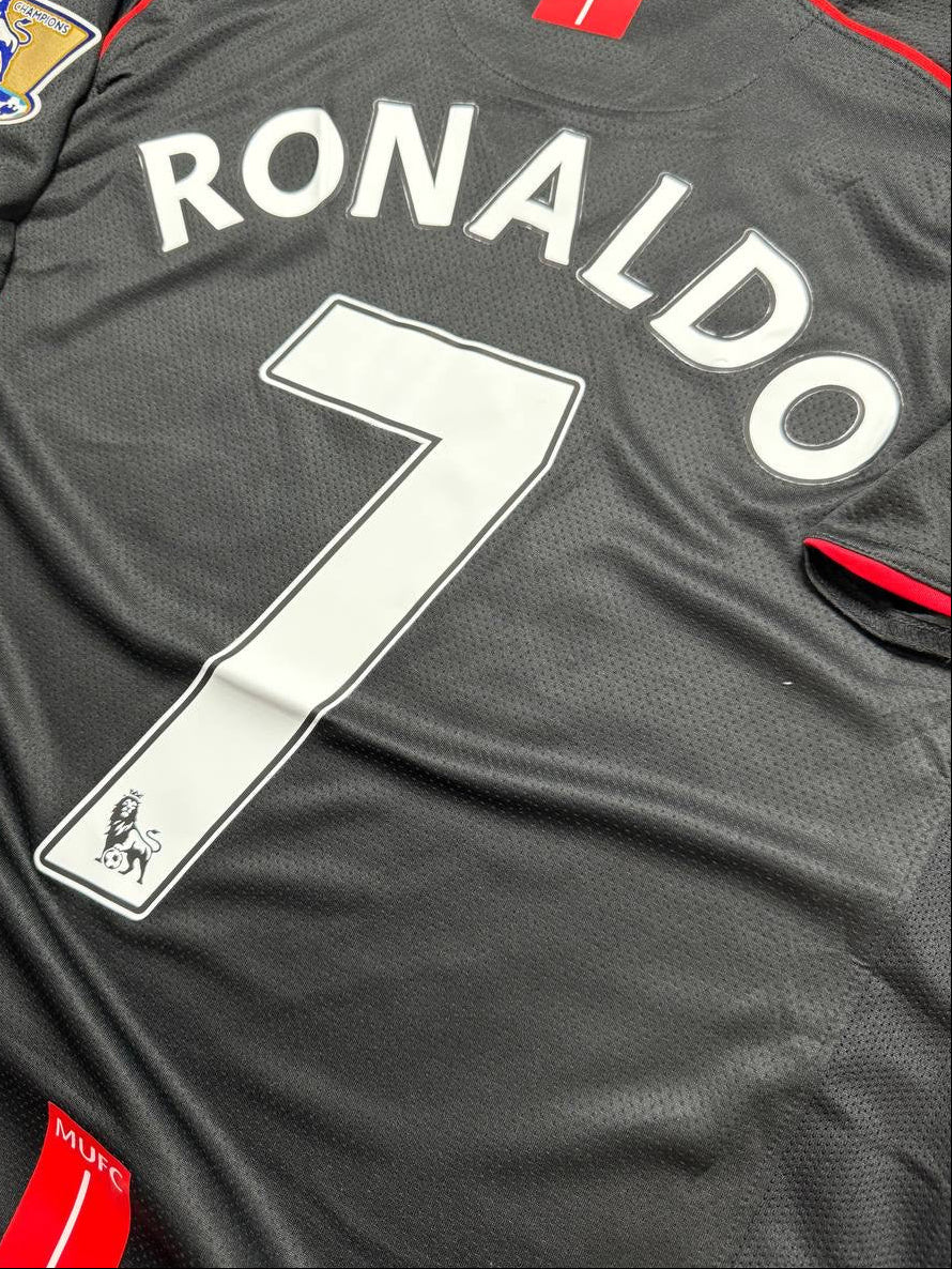 Manchester United away jersey. Season 07/08. Cristiano Ronaldo