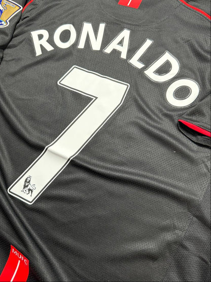 Manchester United away jersey. Season 07/08. Cristiano Ronaldo