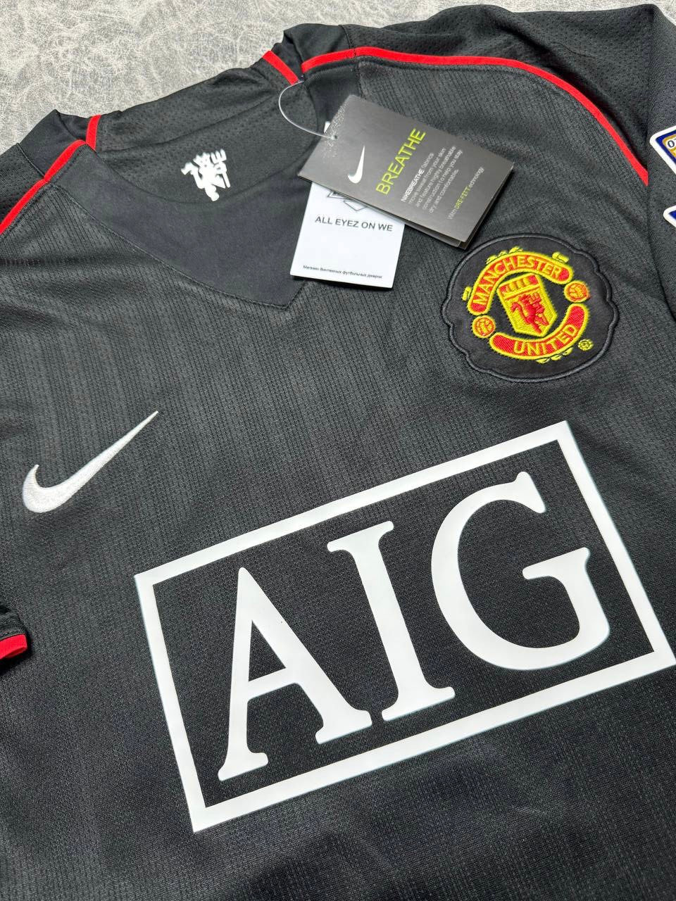 Manchester United away jersey. Season 07/08. Cristiano Ronaldo