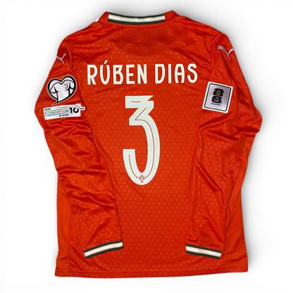 Portugal longsleeve home jersey. Season 24/25. Ruben Dias.