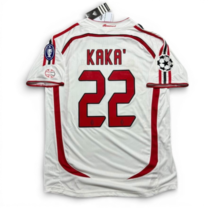 AC Milan's away jersey for the 2007 Champions League Final. Ricardo Kaka.
