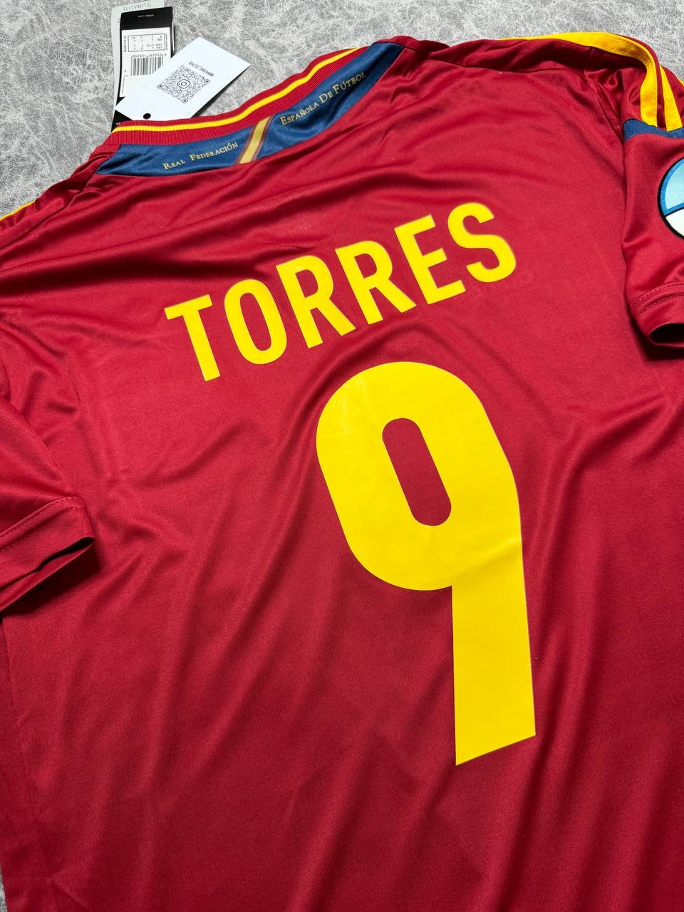 Spain's 2012 UEFA EURO home jersey. Fernando Torres.
