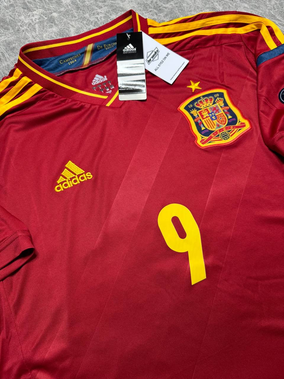 Spain's 2012 UEFA EURO home jersey. Fernando Torres.