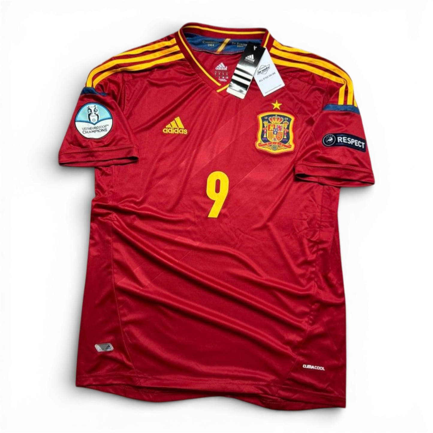 Spain's 2012 UEFA EURO home jersey. Fernando Torres.